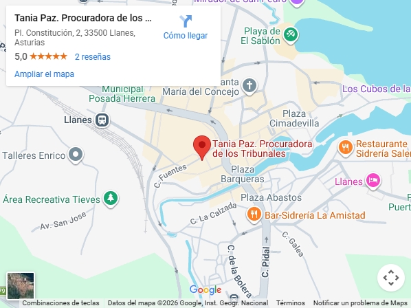 ubicacion procuradora llanes - procuradora en Llanes